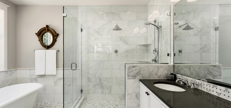 bathroom shower door installation in Dana Point